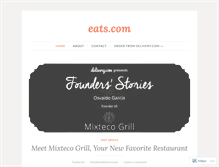Tablet Screenshot of eats.com